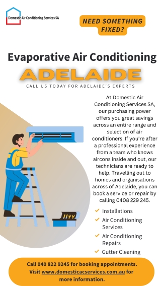 Evaporative Air Conditioning Adelaide