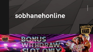 Agen Judi Online Terbaik 2023 | Sobhanehonline.com