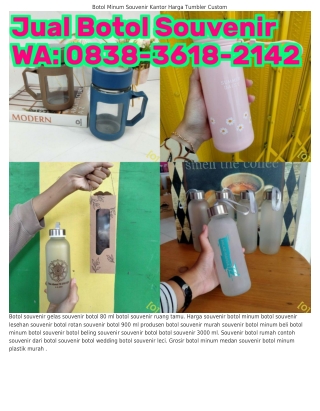 O838•3Ꮾl8•2lԿ2 (WA) Tumbler Custom Murah Harga Botol Souvenir