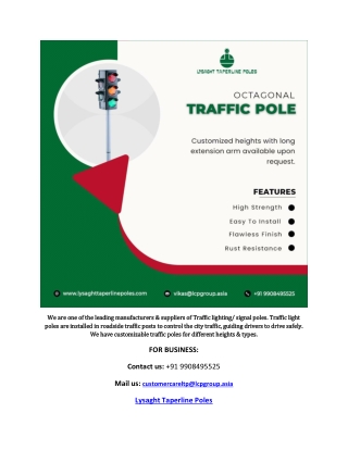 Best traffic poles in India