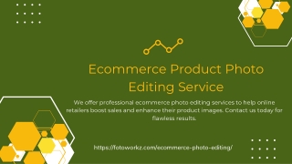 Ecommerce Product Photo Editing Service