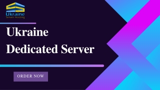 High-Performance Ukraine Dedicated Server Hosting by Ukraine Server Hosting