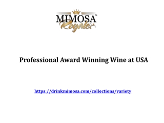 Top Award Winning Wine in USA