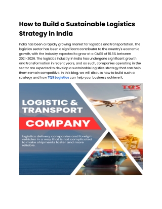 How to Build a Sustainable Logistics Strategy in India.docx