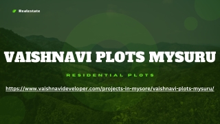 Vaishnavi Plots Mysuru |  Premium Plots In Mysore