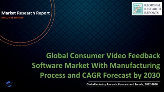 Consumer Video Feedback Software Market With Manufacturing Process and CAGR Forecast by 2030