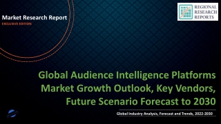 Audience Intelligence Platforms Market Growth Outlook, Key Vendors, Future Scenario Forecast to 2030