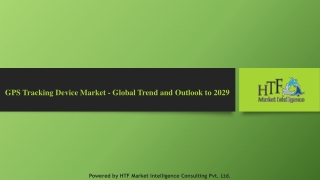 GPS Tracking Device Market - Global Trend and Outlook to 2029