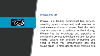 Wwave Pty Ltd  Wwave.com.au