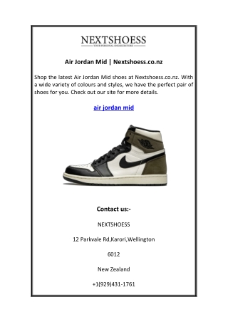 Air Jordan Mid Nextshoess.co.nz