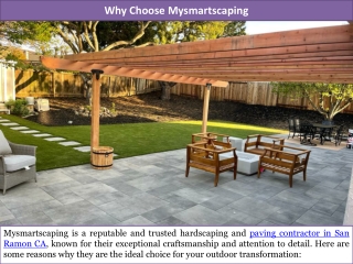 Why Choose Mysmartscaping?