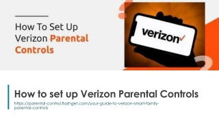How to set up Verizon Parental Controls