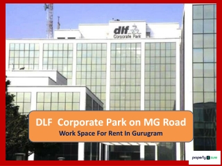 Corporate Park  - Work Space for Rent on MG Road Gurugram