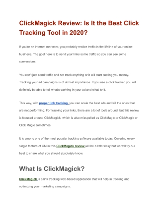 ClickMagick Review_ Is It the Best Click Tracking Tool in 2020_