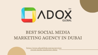 Best Social Media Marketing Agency In Dubai