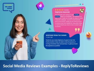 Social Media Reviews Examples - ReplyToReviews