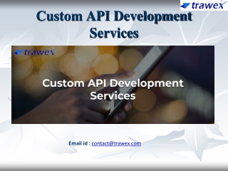 Custom API Development Services