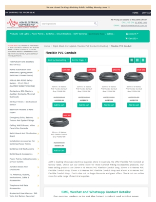 Flexible PVC Electrical Conduit Fittings and Accessories