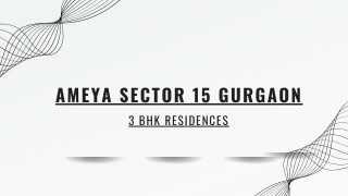 Ameya Sector 15 Gurgaon - PDF