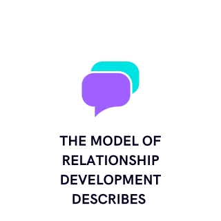 The Model of Relationship Development Describes