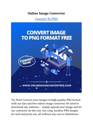 Image Converter: Your PNG Conversion Solution