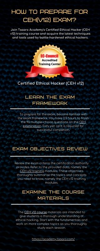 How to prepare for the CEH (v12)  exam