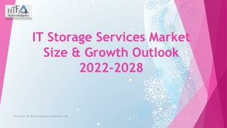 IT Storage Services Market Size & Growth Outlook 2022-2028