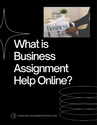 What is Business Assignment Help Online