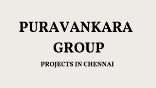 Puravankara Projects in Chennai - PDF