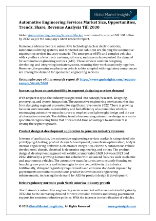 Automotive Engineering Services Market