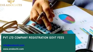 PVT LTD Company Registration Govt Fees