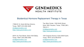 Bioidentical Hormone Replacement Therapy in Texas