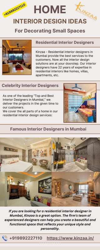 #1 Residential interior designers in Mumbai - Top 10 Architects in Mumbai - Kinzaa