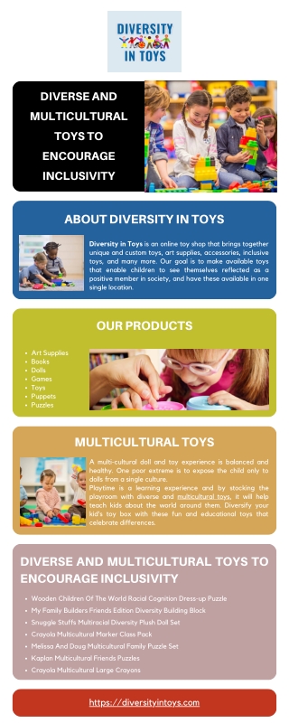 Diverse and Multicultural Toys to Encourage Inclusivity