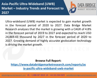 Asia-Pacific Ultra-Wideband (UWB) Market