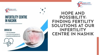 Hope and Possibility Finding Fertility Solutions at our Infertility Centre in Nashik