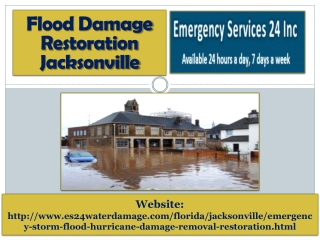 Flood Damage Restoration Jacksonville