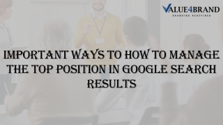 Important Ways to how to manage Google search results Search Results