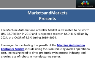 Investment Opportunities in the Machine Automation Controller Market