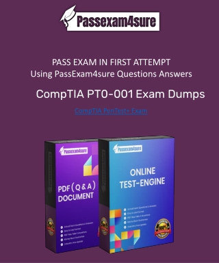 CompTIA PT0-001 Certs Exam Questions and Answers