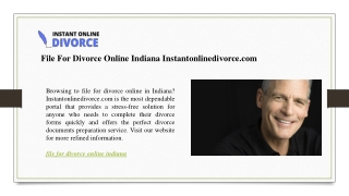 File For Divorce Online Indiana Instantonlinedivorce.com