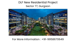 Dlf sector 77 Gurgaon upcoming residential, Dlf sector 77 Gurgaon pre launch pri