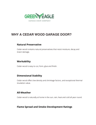 Custom Cedar Wood Garage Doors Repair Denton TX