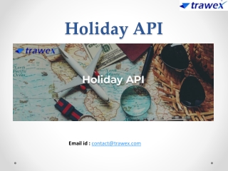 Holiday API