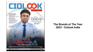 The Brands of The Year 2023 - Ciolook India