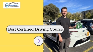 Best Certified Driving Course