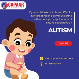 Social Skills Issues in Children | Best Autism Centre in Bangalore | CAPAAR