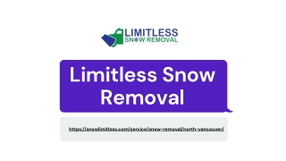 Reliable Snow Removal Services North Vancouver