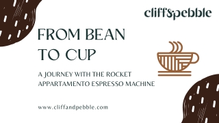From Bean to Cup: A Journey with the Rocket Appartamento Espresso Machine