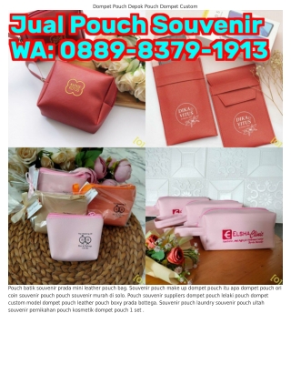 Ô88ᑫ_8З7ᑫ_lᑫlЗ (WA) Bahan Pouch Souvenir Packing Souvenir Pouch